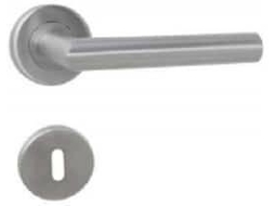 Puxador GLOBALLOCK Ref. 8001-19Mm - Inox Sat. - com Ent. Chave - Bl1