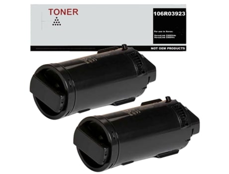 Pack 2 Cartuchos de Toner Compatível com Xerox Versalink C600