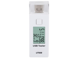 Ut658 Detector De Corrente E Tensão Usb Com Alarme De Alta/baixa Tensão E Display Lcd 10 Conjuntos