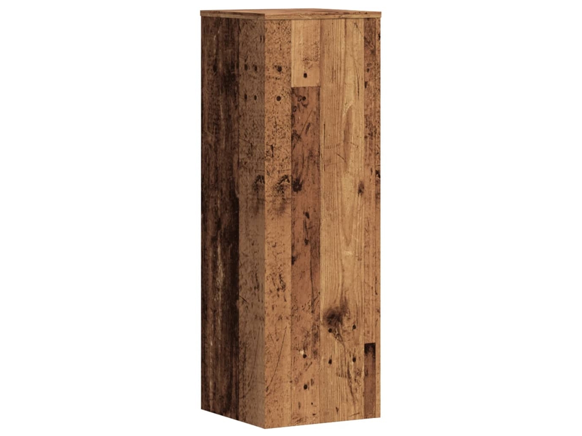 Suporte para plantas VIDAXL Marrom Madeira processada (33x33x100 cm)