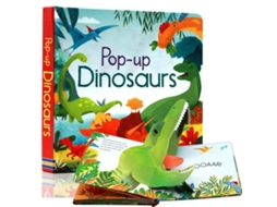 Livro Interativo Sobre Dinossauros Para Crianças Up Dinosaurs Book