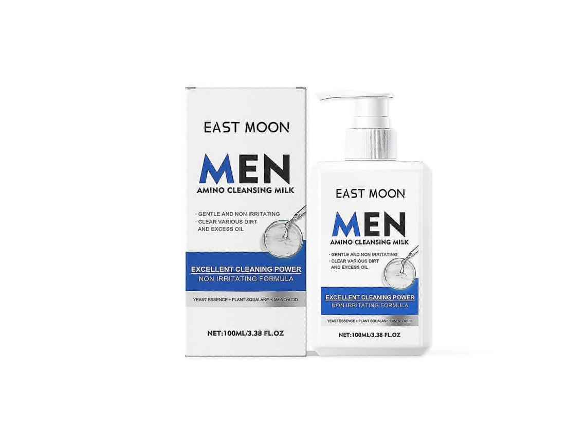 Gel De Limpeza Facial East Moon Para Homens: Limpa Suavemente A Pele, Refresca, Não Resseca E Hidrata.