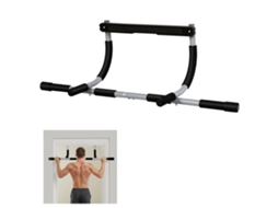 Barra de elevação para porta, para treinos em casa, carga até 110kg, 92x40x17cm, preto S/MARCA