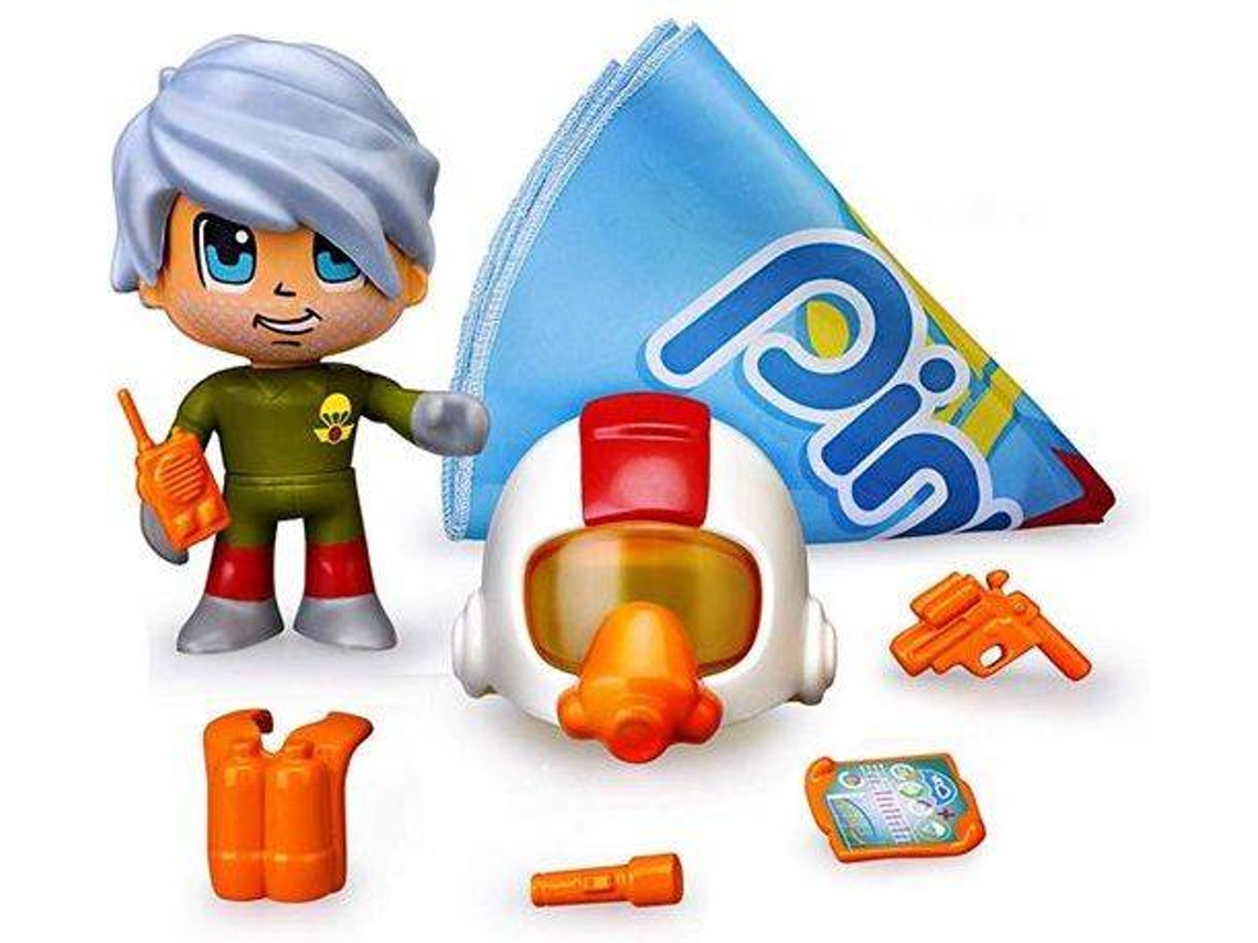 Boneco PINYPON action escena paracaidista