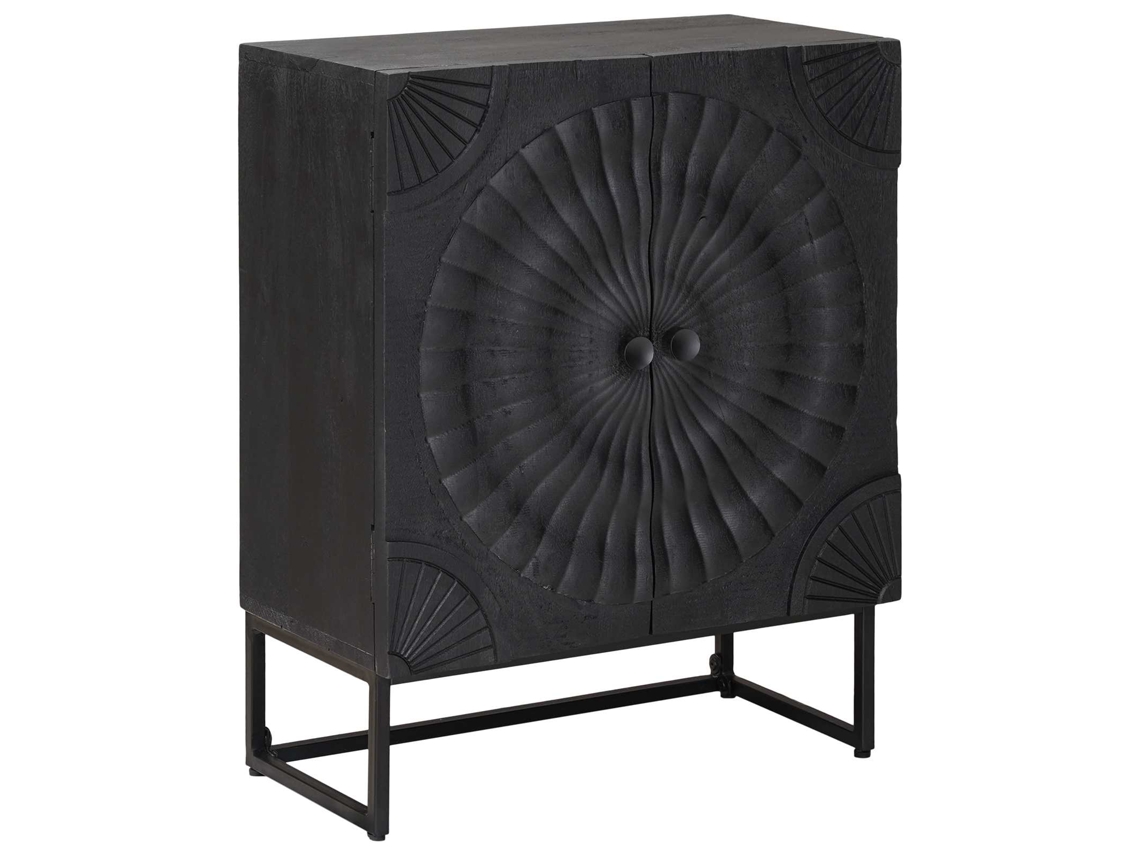Vidaxl Buffet Preto 55 X 30 X 70 Cm