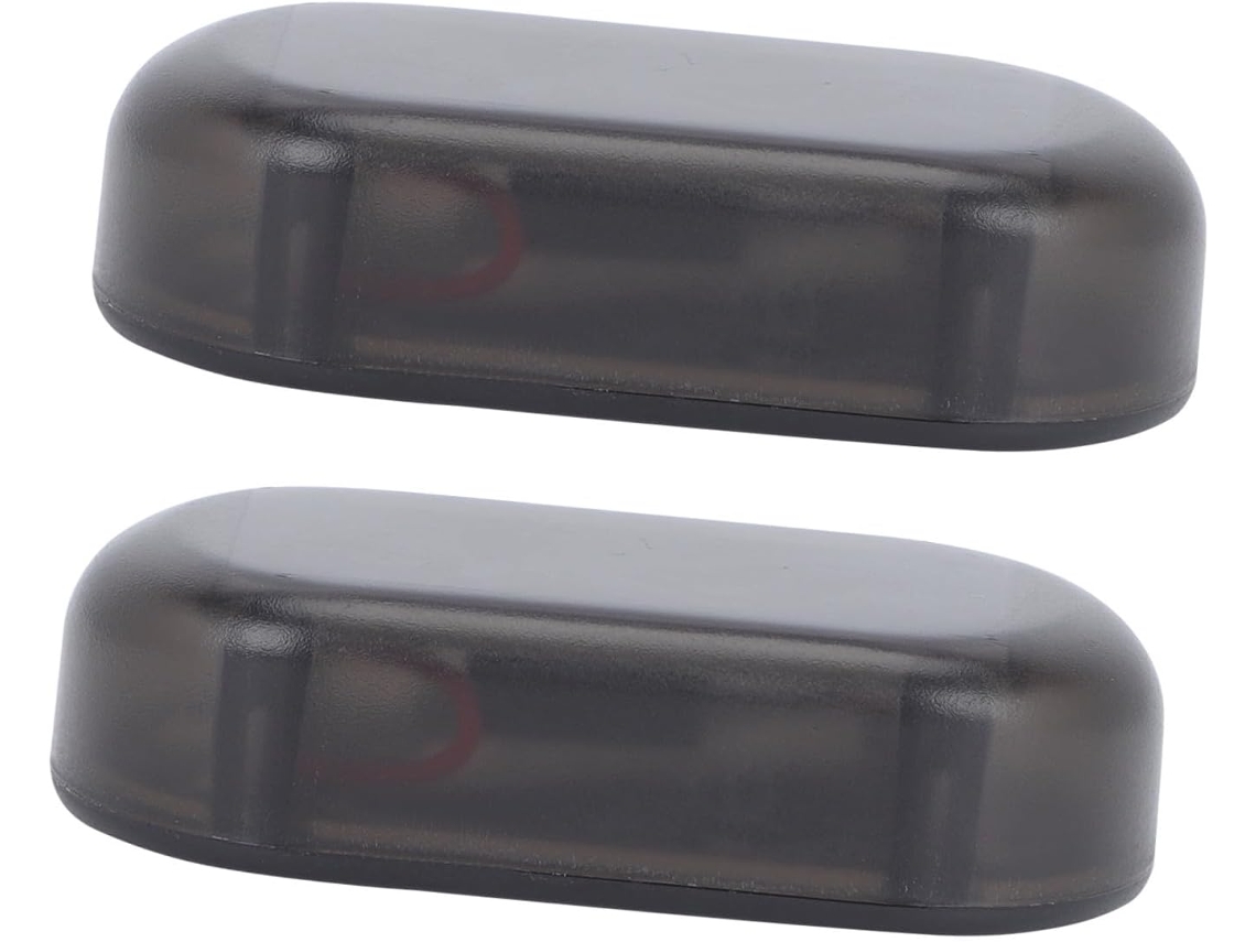 Plafope Luz Antifurto Para Carro, Plástico Preto, Alimentada Por Energia Solar, Luz Intermitente, Economia De Energia