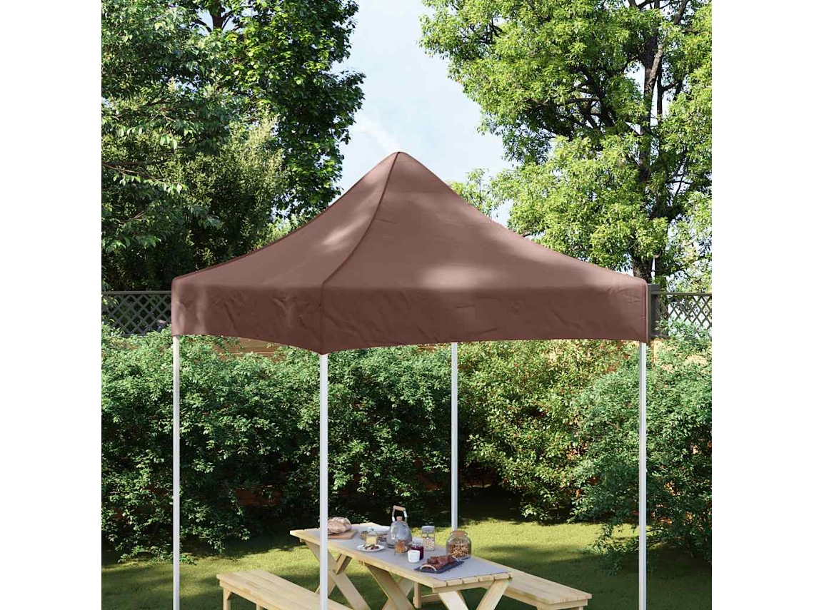 Vidaxl Teto Para Tenda De Festas 2x2 M 270 G/m² Castanho