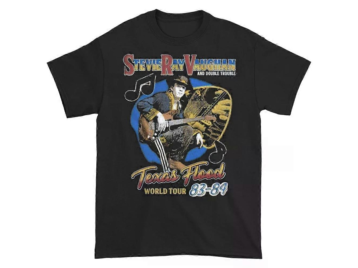 Stevie Ray Vaughan Srv Texas Flood World Tour T shirt Unisex Best Sellers Sizes ROCKINSTONE