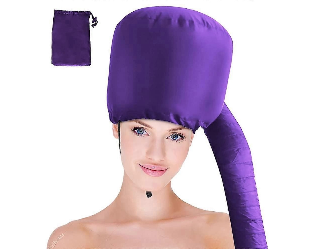 Secador de Cabelo com Touca Atualizado, Mais Fácil Usar e Estojo Transporte Grát Is GOKOCO (roxo)