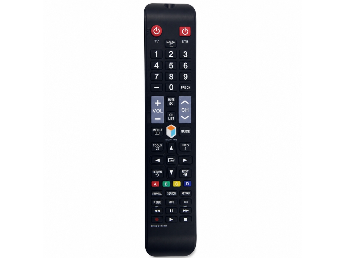 Comando À Distância Para Tv Compatível Com Samsung Bn59-01178w