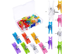 Amosfun 2-Box Alfinetes com Clipe para Fotos, PP, Substituíveis, para Salvar Fotos em Paredes e Casas