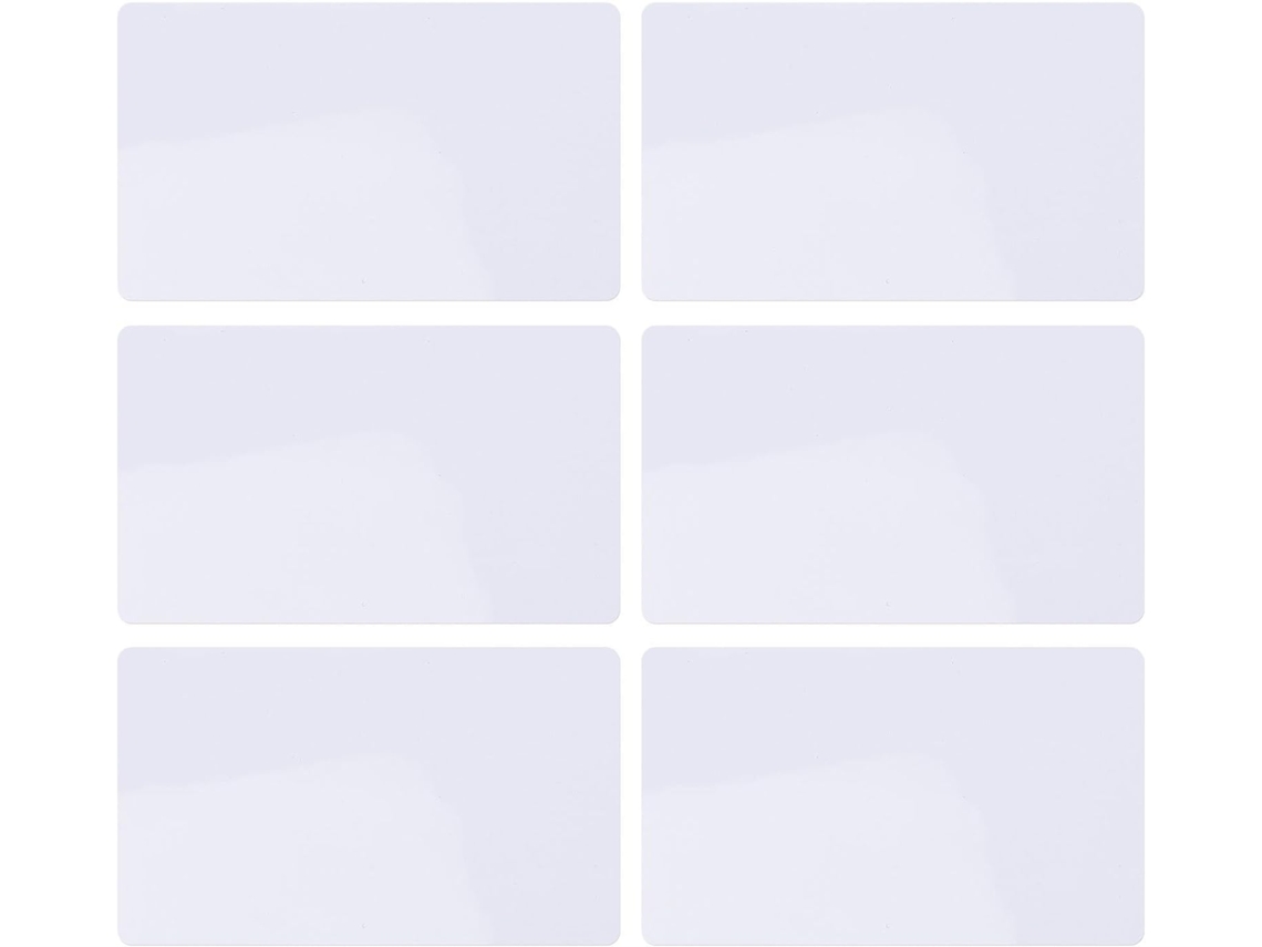 Conjunto De 6 Quadros Brancos Magnéticos Lioobo Para Geladeira Estimação, Pequenos E Portáteis, Ideais Para