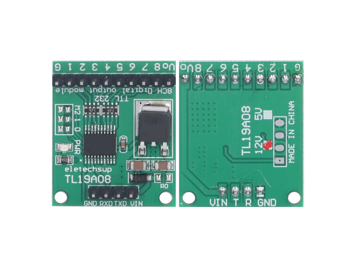 Módulo De Controlo Laxiscreed De 8 Canais Com Suporte Para Comunicação Rtu