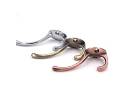 Gancho de Parede para Roupas, Cabide de Metal Prateado para Decoração, Uso Interno, 1 Conjunto BRILVIBERA