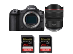 Eos R5 Mark Ii + Rf 10 20mm F/4 L Is Stm + 2 Sandisk 256gb Uhs ii 300mb/s + Ebook “20 Dicas para Fotos Que Impressionam” CANON