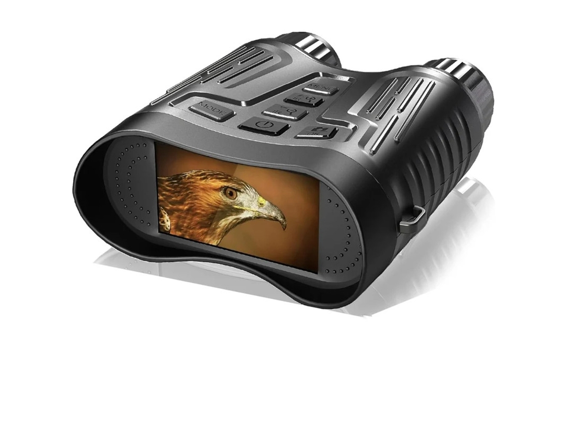 Binóculos Noturnos 4k Salvar Foto Vídeo Zoom 8x Longo Alcance Ip54 À Prova Dágua Óculos De Tela Tft Para Caça Acampamento Preto Yizhood