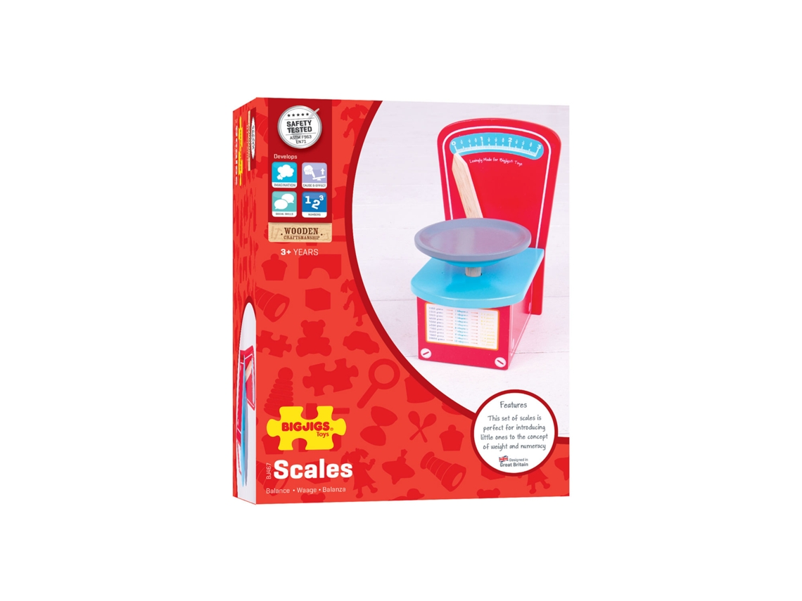 Brinquedo de Faz de Conta BIGJIGS TOYS Balança