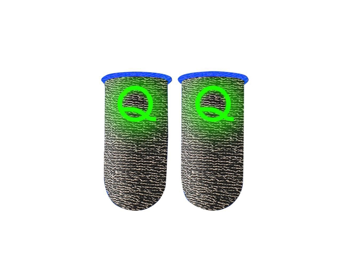 2pcs Manoplas Luminosas Para Controle De Jogo Móvel Dedos Mangueiras Tela Tática Touch Screen