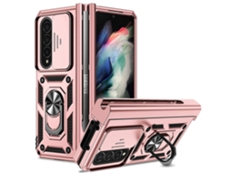 Capa Para Celular Com Suporte Deslizante Para Câmera Samsung Galaxy Z Fold4