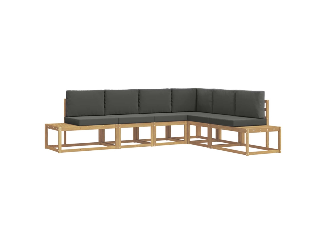Maison Exclusive - Conjunto De Sofás Para Exterior 4 Peça Branco E Antracite