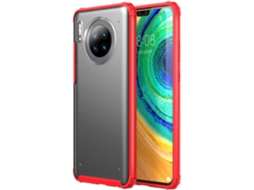 Capa Híbrida Antichoque Ultra Fino Translúcido Antiarranhões para Huawei Mate 30 HONGWE. Transparente