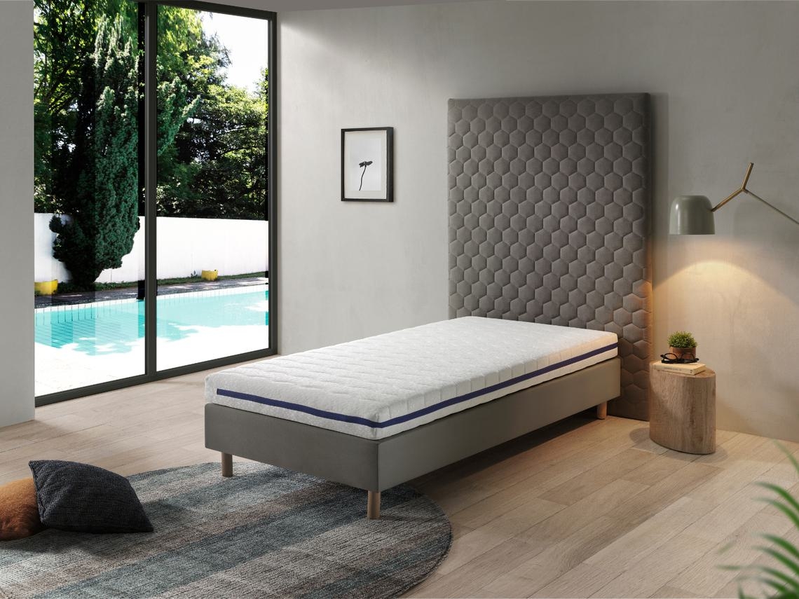 Colchão de espuma respirável 90X140 LOA, Altura 11 CM, Removível, Ergonómico e adaptável