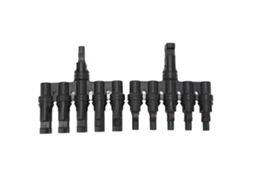 Laxiscreed Conector Solar Tipo T 1 Para 5, Impermeável Ip67 Em Ppo, Ideal Para Sistemas Fotovoltaicos