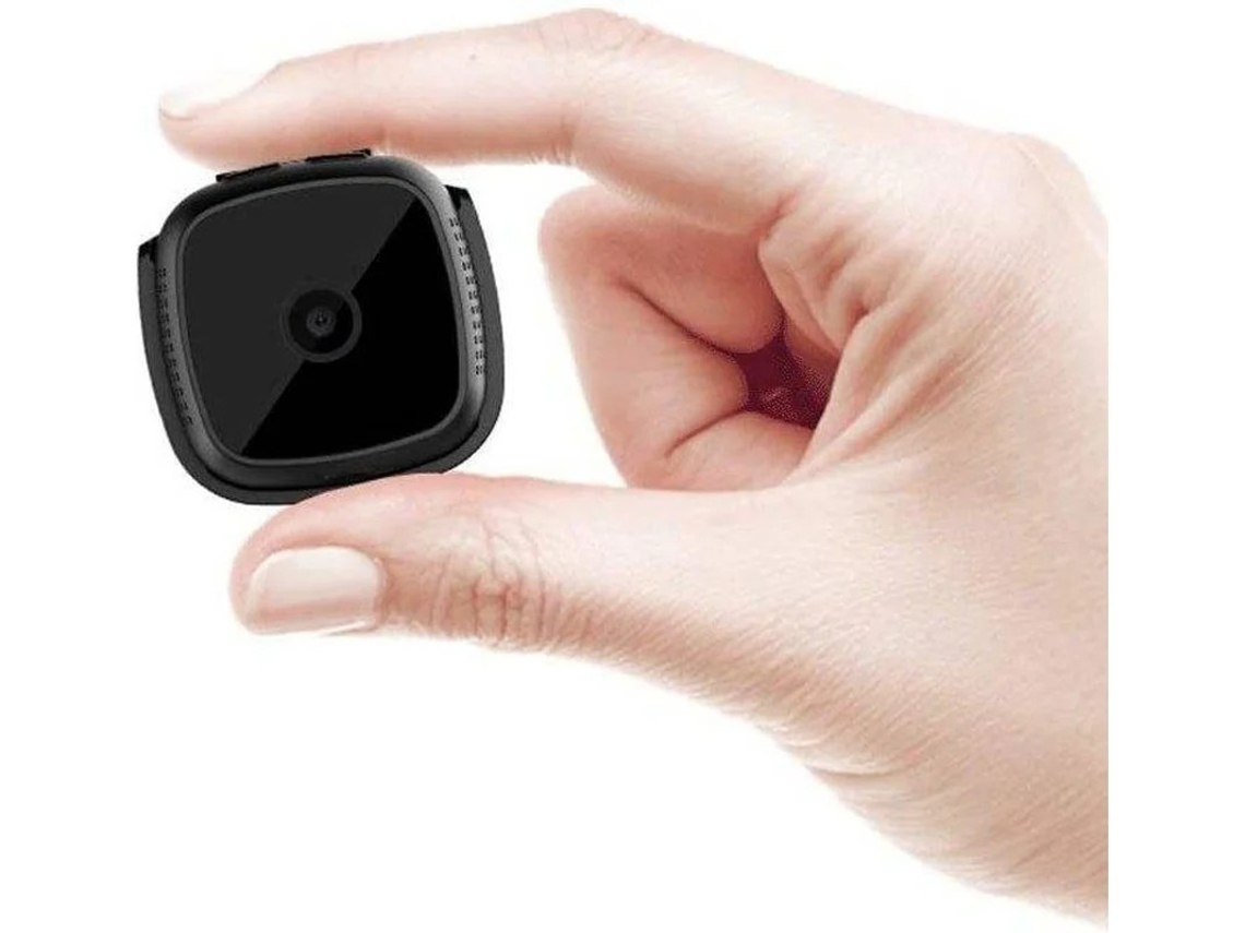 Mini Spy Camera Hd Sem Fio Gravador Vídeo Ip Detecção Movimento Preto Yizhood