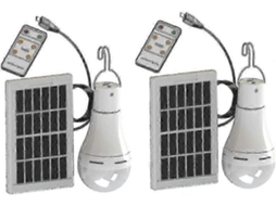 Luz Solar Led De 9 W, Lâmpadas Super Brilhantes Com Controle Remoto. Olysi Shop