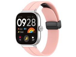 Pulseira De Silicone Para Relógio Xdfind Com Fivela Dobrável Preta E Ranhura Plana