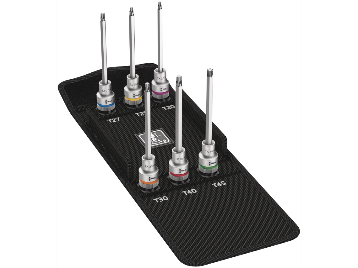 Conjunto de Pontas de Aparafusar WERA 8767 C TX HF 2 (6 Peças)