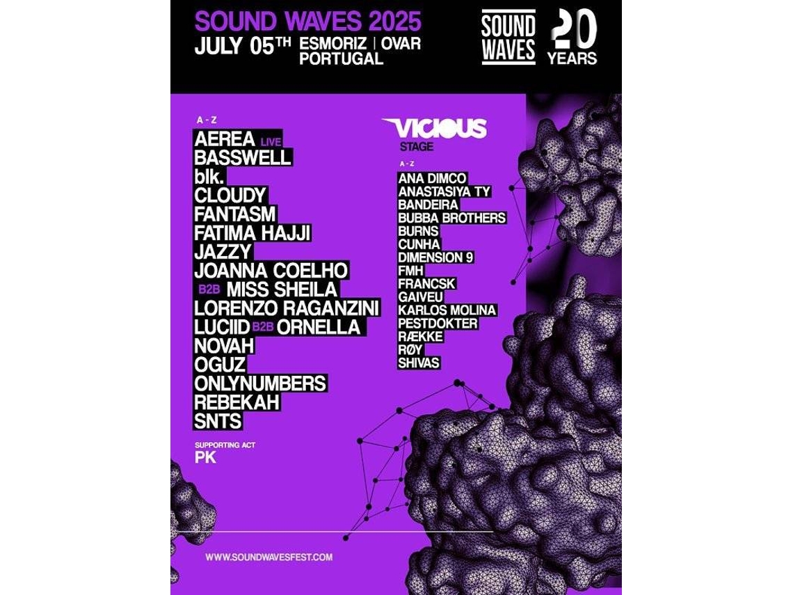 Bilhete SOUND WAVES 2025
