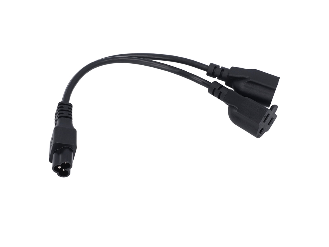 Splitter Mali IEC 320 C6 para 2 IEC 320 C13 com cabo de energia