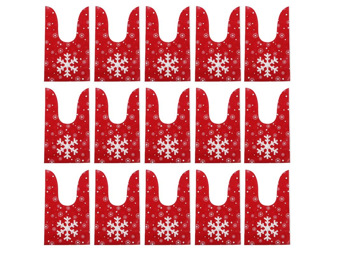 50 Unidades De Saco De Biscoitos De Natal Allinless