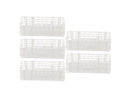 Suporte Tubos Plástico 40 Buracos Desmontável 20x20mm