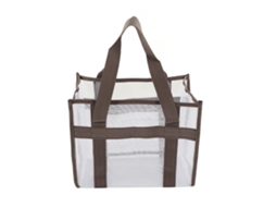 Bolsa De Malla Oxford Portátil Com Grande Capacidade Para Crianças, Ideal Para Praia, Piscina E Ambientes Exteriores, Para Guardar Conchas