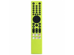 Capa De Silicone Amarela Para Comando De Tv Compatível Com Tcl Rc833a, Proteção Antipoeira E Antichoque Com Aberturas