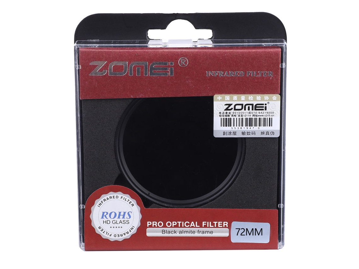 Filtro Infrarrojo 720nm - Filtros Ir Para Câmera E Equipamentos Ópticos