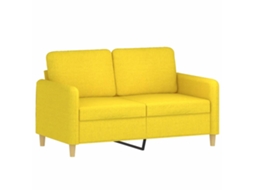 2-seater Sofa, 2-seater Sofas Vidaxl Amarelo Tecido (n/a)