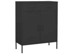 Vidaxl Armário De Arrumação Aço 80x35x101,5 Cm Antracite