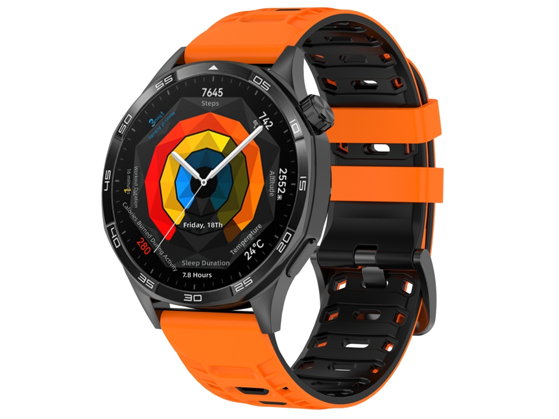 Pulseira para Huawei Watch Gt6/gt5/gt4, Duas Cores, Fecho Duplo, Respirável, Esportiva CHABERLU