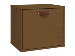 Wall Cabinet, Wall Cabinets Vidaxl Marrom Madeira De Pinho (n/a)