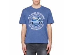 Rockinstone Back To The Future Movie Dr E Brown Enterprises Heather Royal Adult T-shirt Size:m