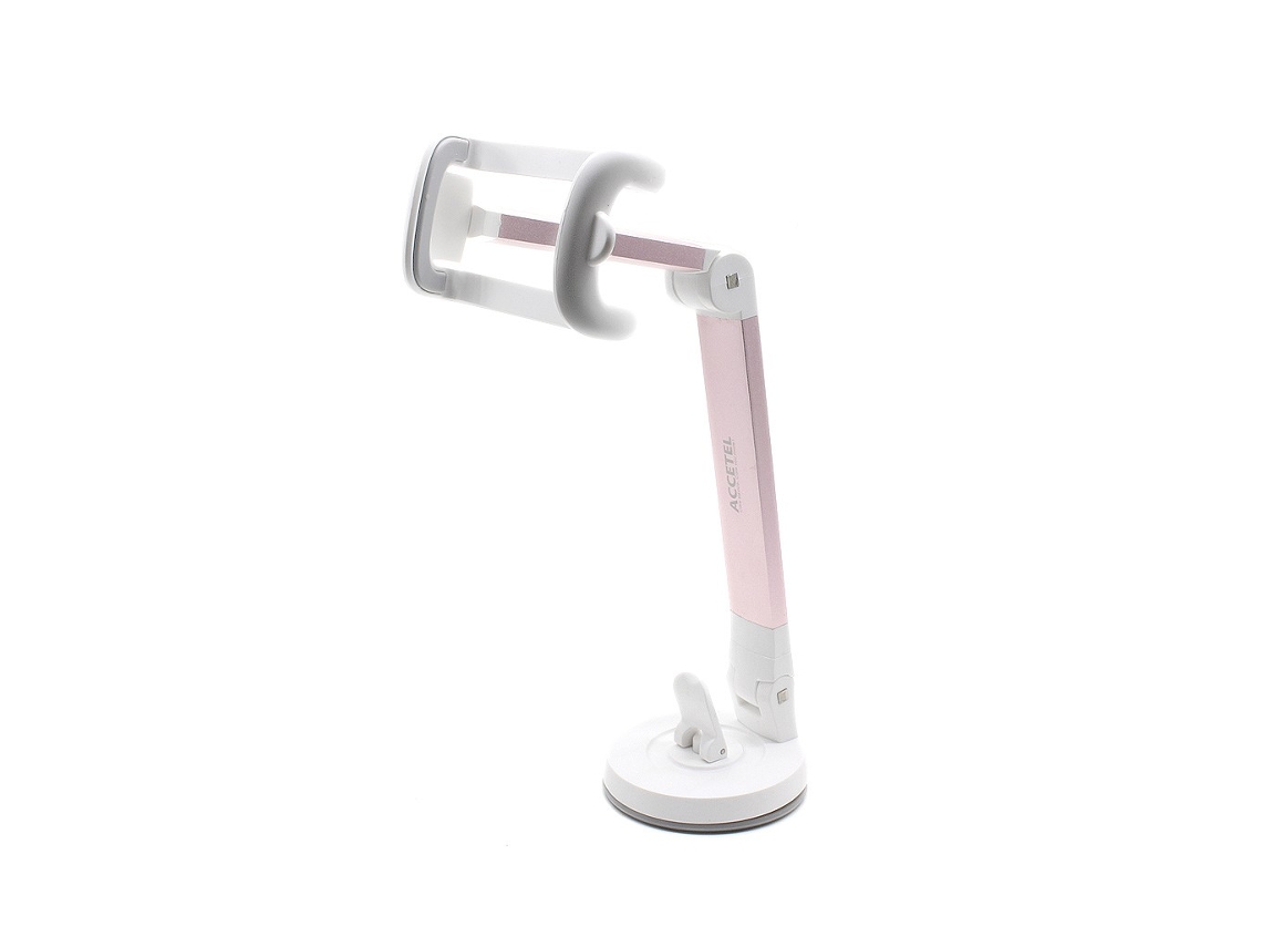 Sp108 Suporte Universal De Mesa Com Ventosa - Rosa