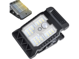 Luminária Solarium Externo Com Clip Com Detector De Movimento | Éclairage Solaire Extérieur À Clip | Gokoco