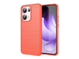 Capa De Celular Tpu Com Textura Escovada De Fibra De Carbono