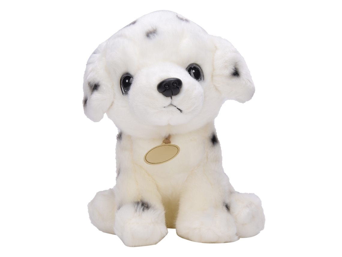 Ats muñeco de Peluche de Perro Dálmatsa Simulación 25cm Juguete Suave Adorable Decoración Hogar