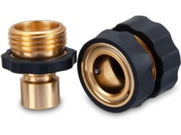 Conjunto De 1 Conector Rápido Para Mangueira Jardim 3/4 Polegadas