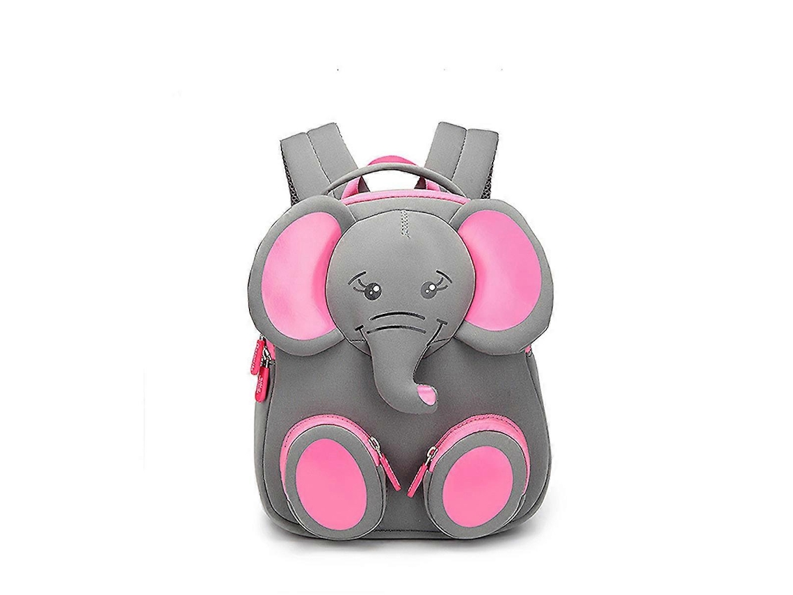 Mochila Infantil Adorável Elefante Para Pré Escola, Mochila Casual Anti Perda Olysi Shop