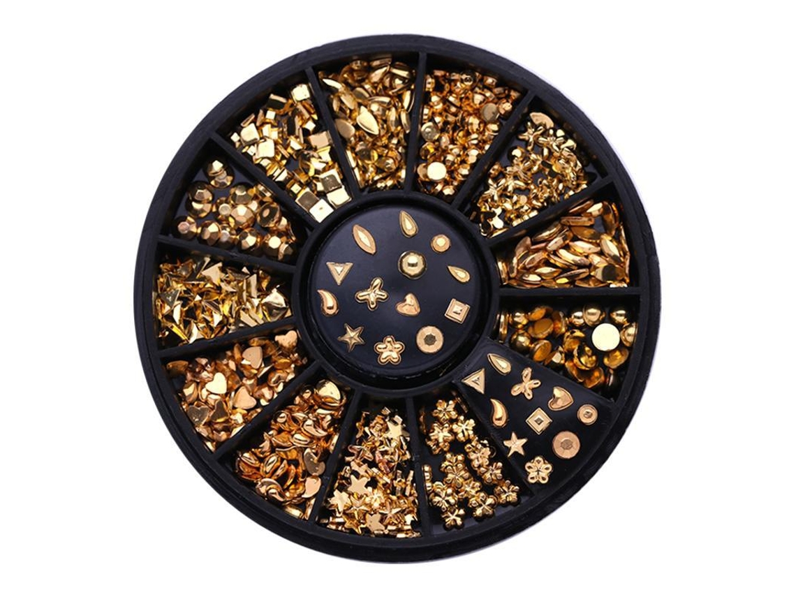 Acessórios Para Unhas Decoradas Com Strass, Cristais E Aplicações De Strass.
